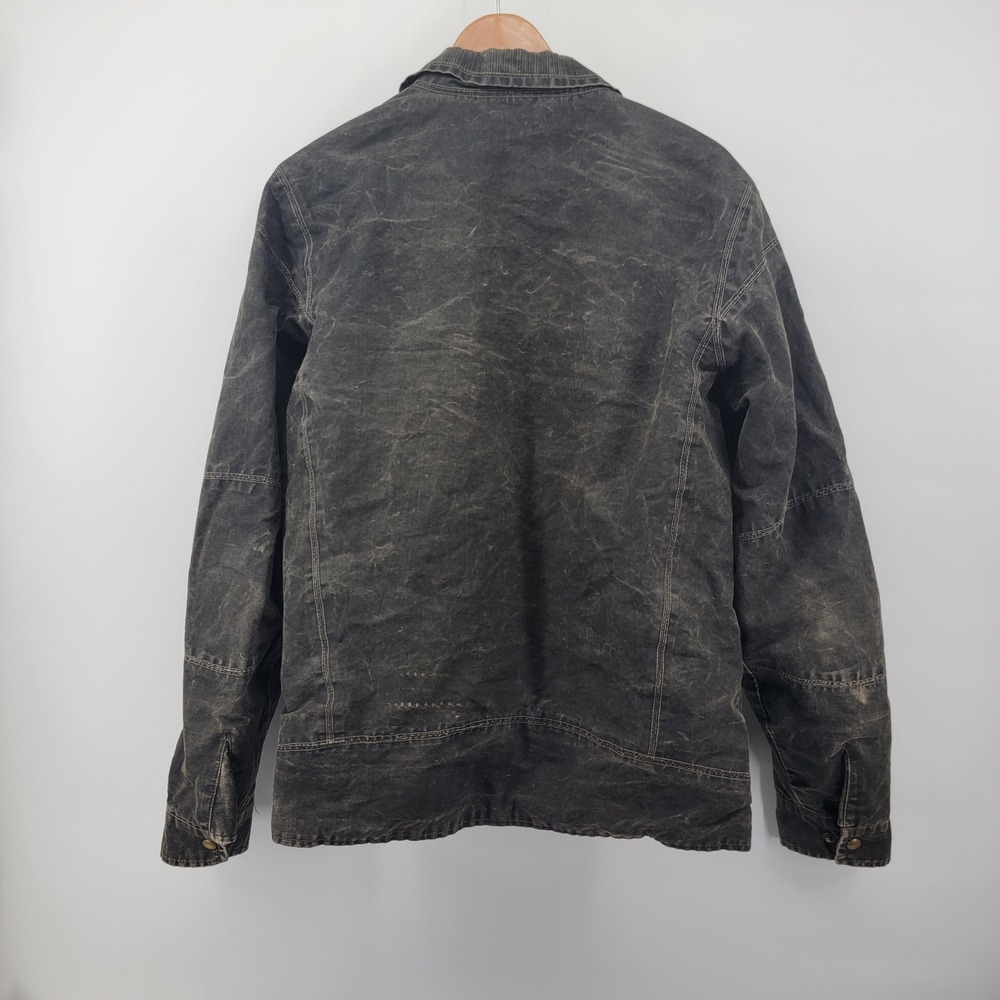 Kuhl Jacket Mens Large Gray Vintage Patina Full Zip Cotton Fleece Lined Outdoor - Picture 2 of 5